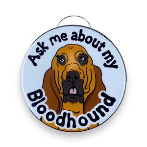 Bloodhound Dog Bottle Opener Keychain Accessories 2.25" Handmade